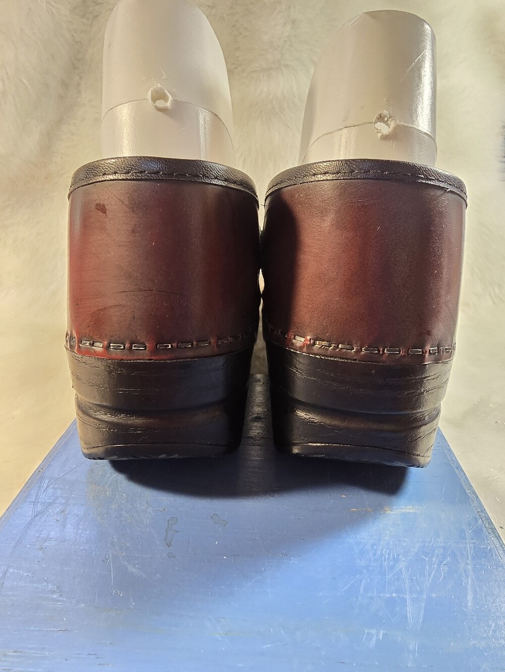 Dansko Professional Cordovan Cabrio Leather Slip-On Clogs - Picture 7 of 11